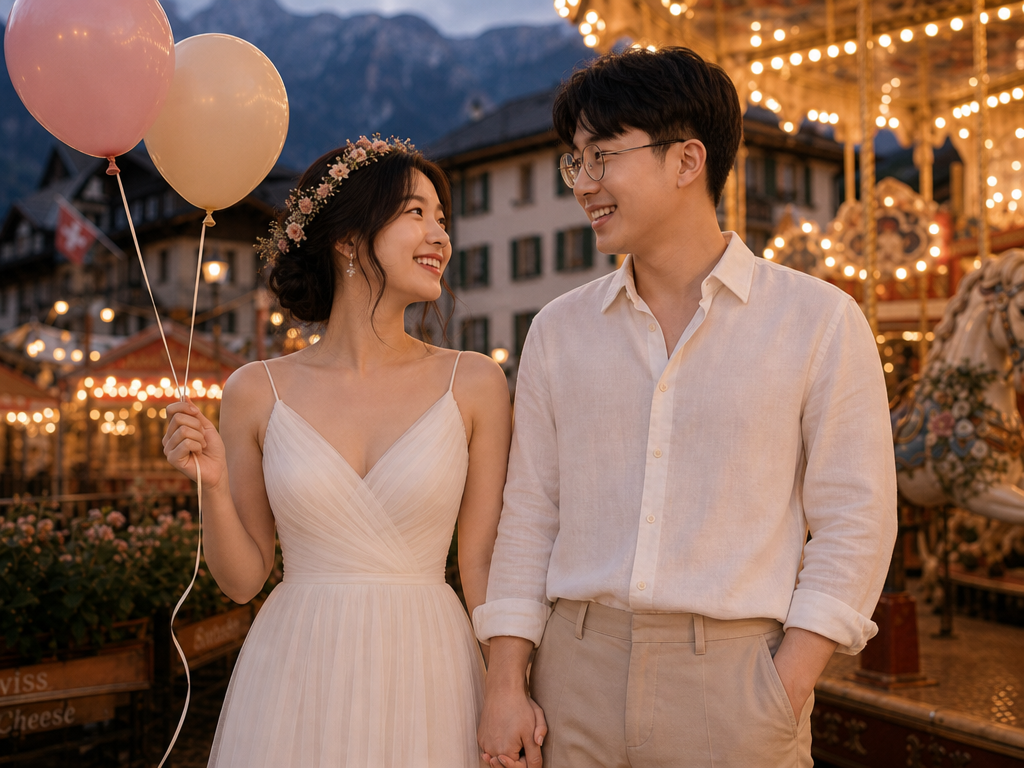 Winter village wedding sample