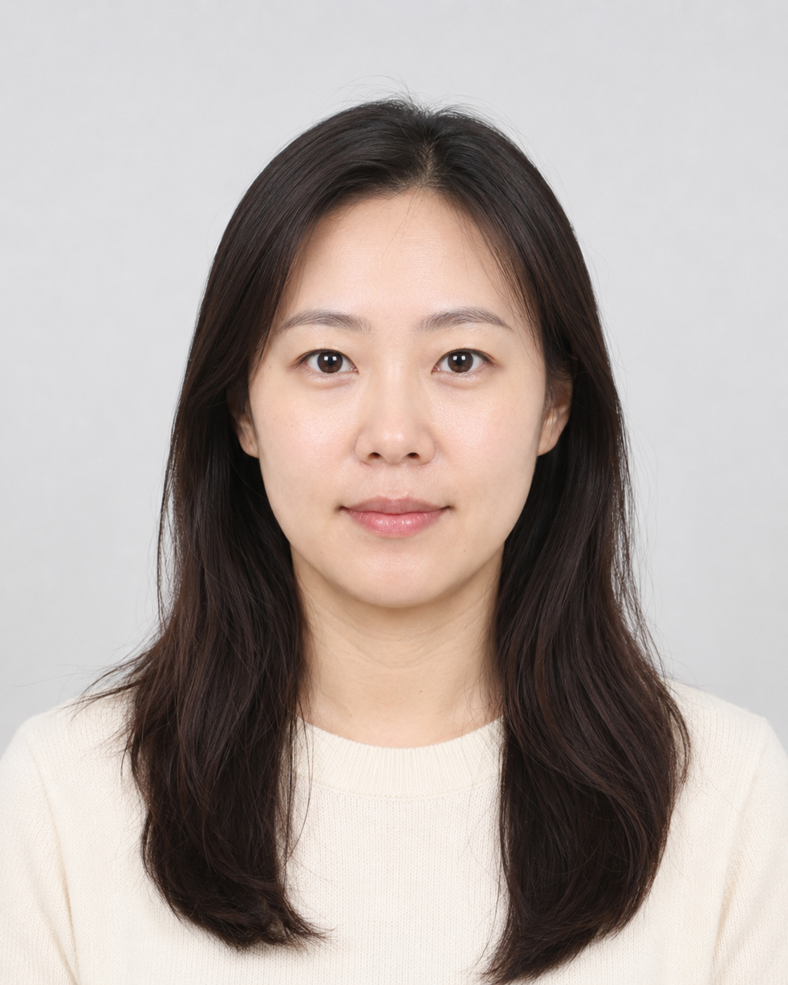 Woman front face sample